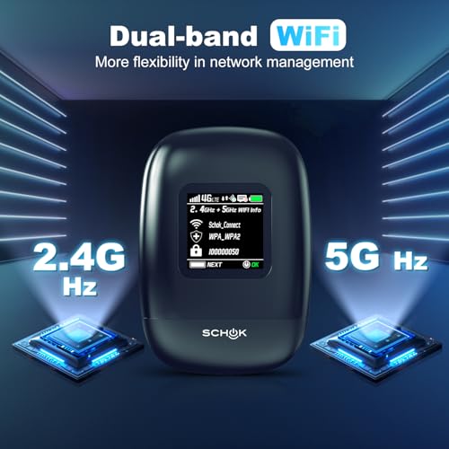 4G LTE Mobile Hotspot Portable WiFi Dual Bands 600Mbps J336