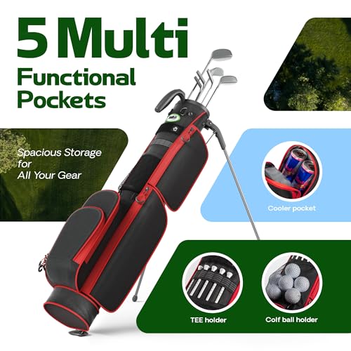 Lightweight Stand Golf Bag with 2 Way Dividers A459143