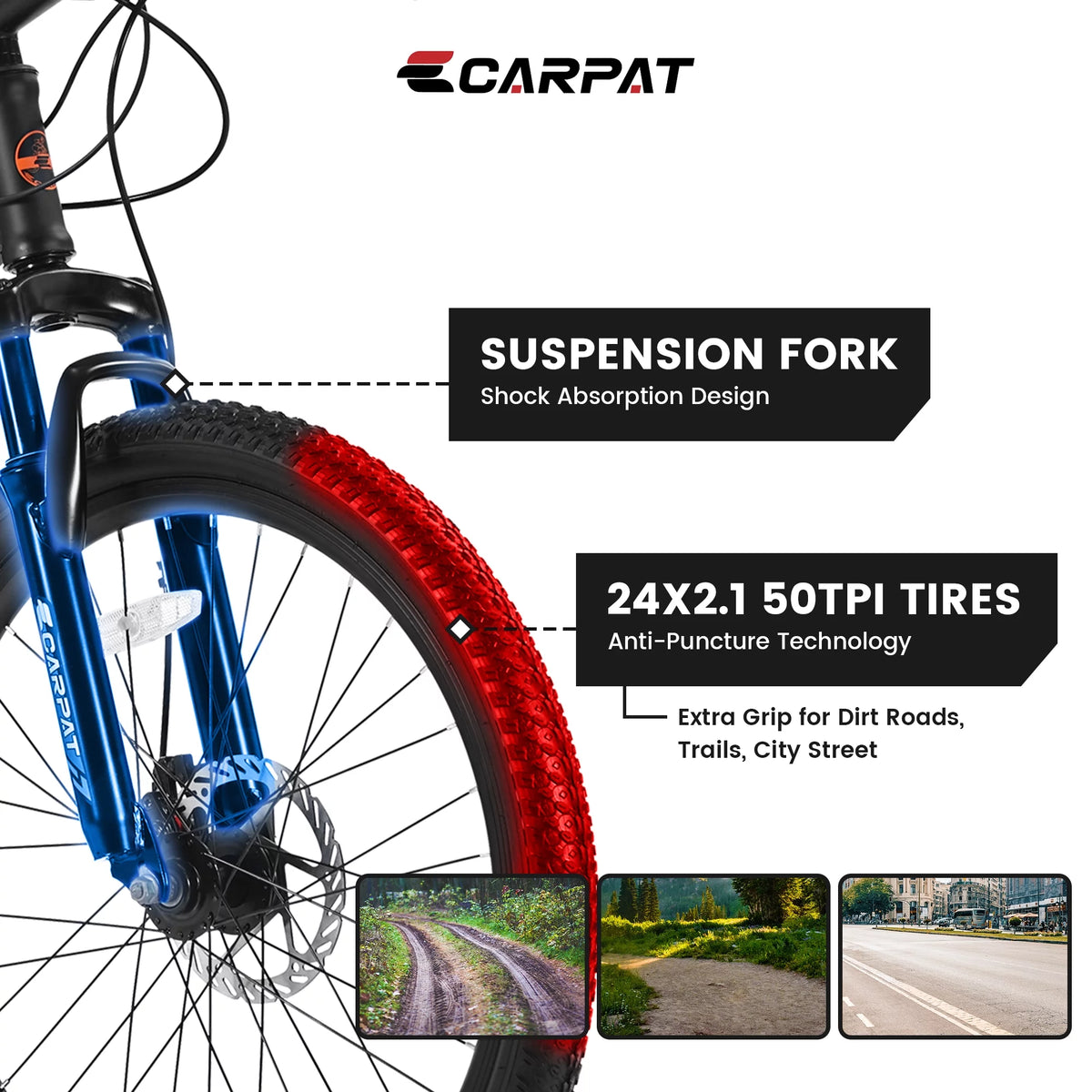 24 inch 21 Speed Mountain Bike I23042