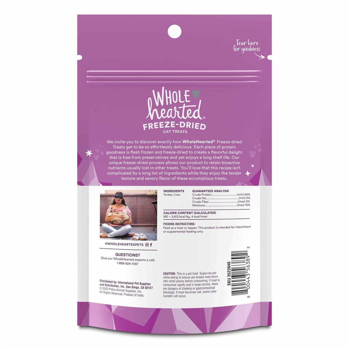 Turkey Liver Freeze-Dried Cat Treats E220