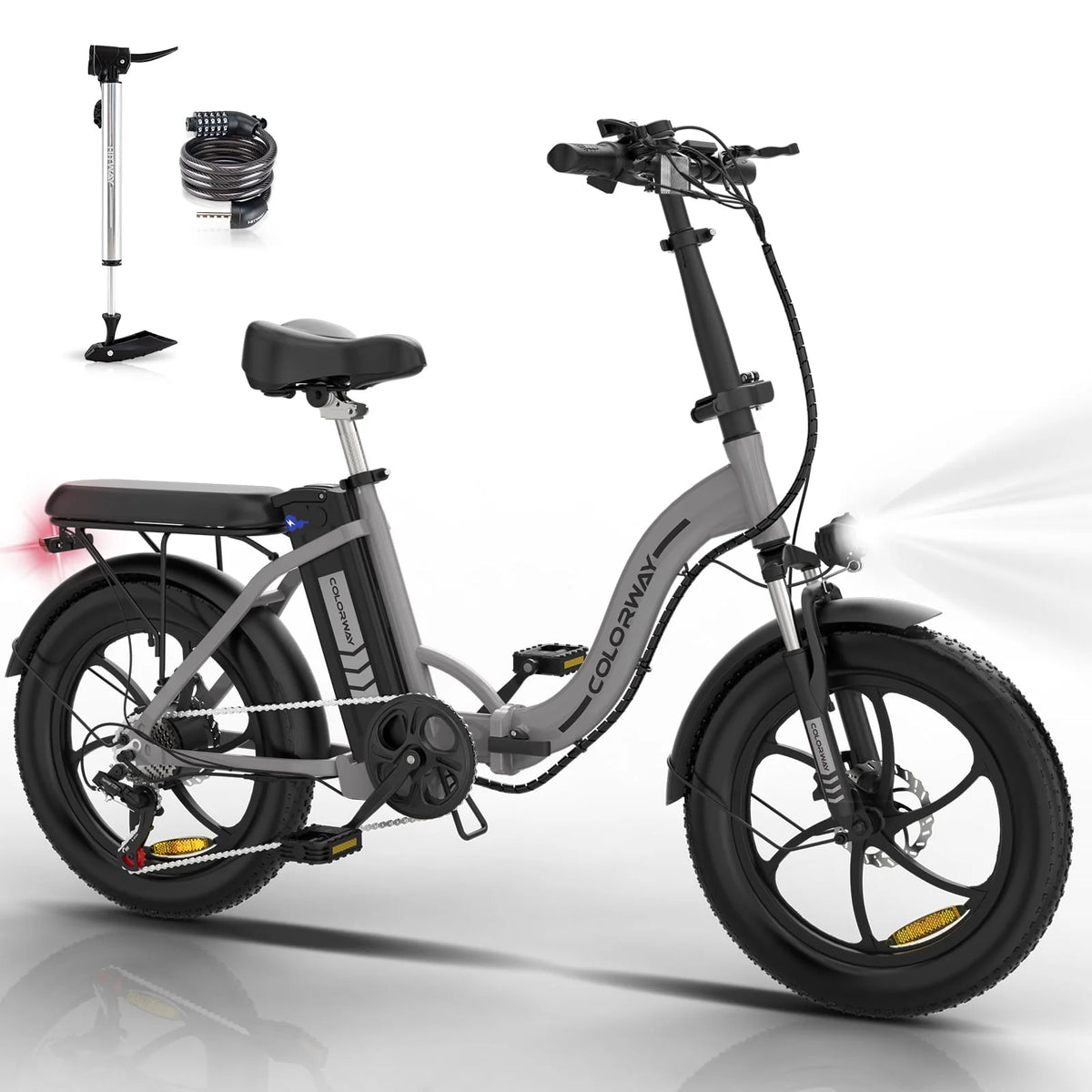 500W Fat Tire Electric Bike 11.2Ah 36V Q9287