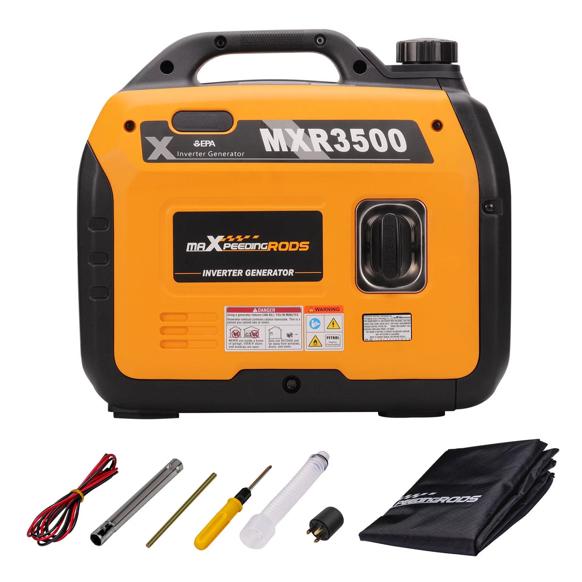 3500 Watt Super Quiet Suitcase Inverter Generator R6552