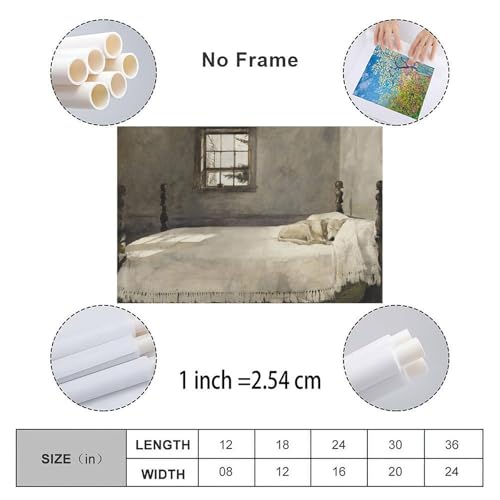 Canvas Painting Wall Art Poster 24x16inch N727610