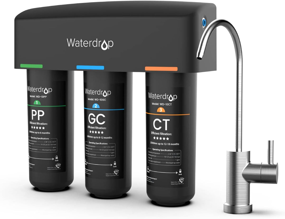 Under Sink Water Filter with Dedicated Faucet G454