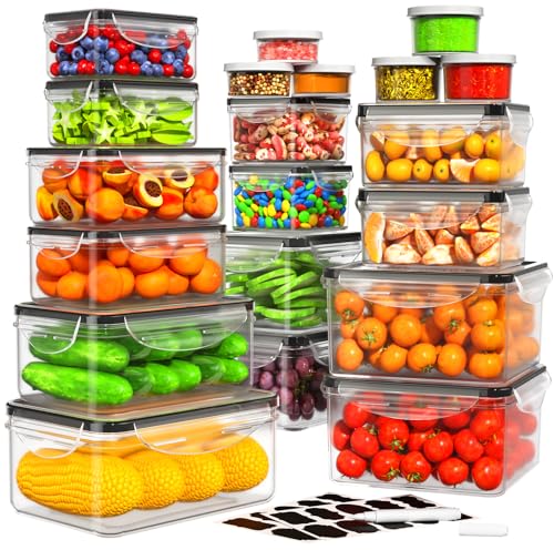52 Piece Airtight Food Storage Containers Set with Lids S90378