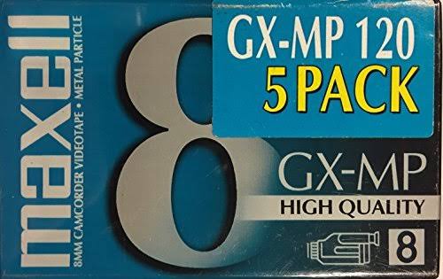 8mm 120 Minute Camcorder Videotapes 5-Pack G516345