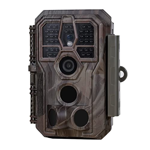 64MP 1296p HD Video Trail Camera with 100ft Night Vision Motion Activated Waterproof A465
