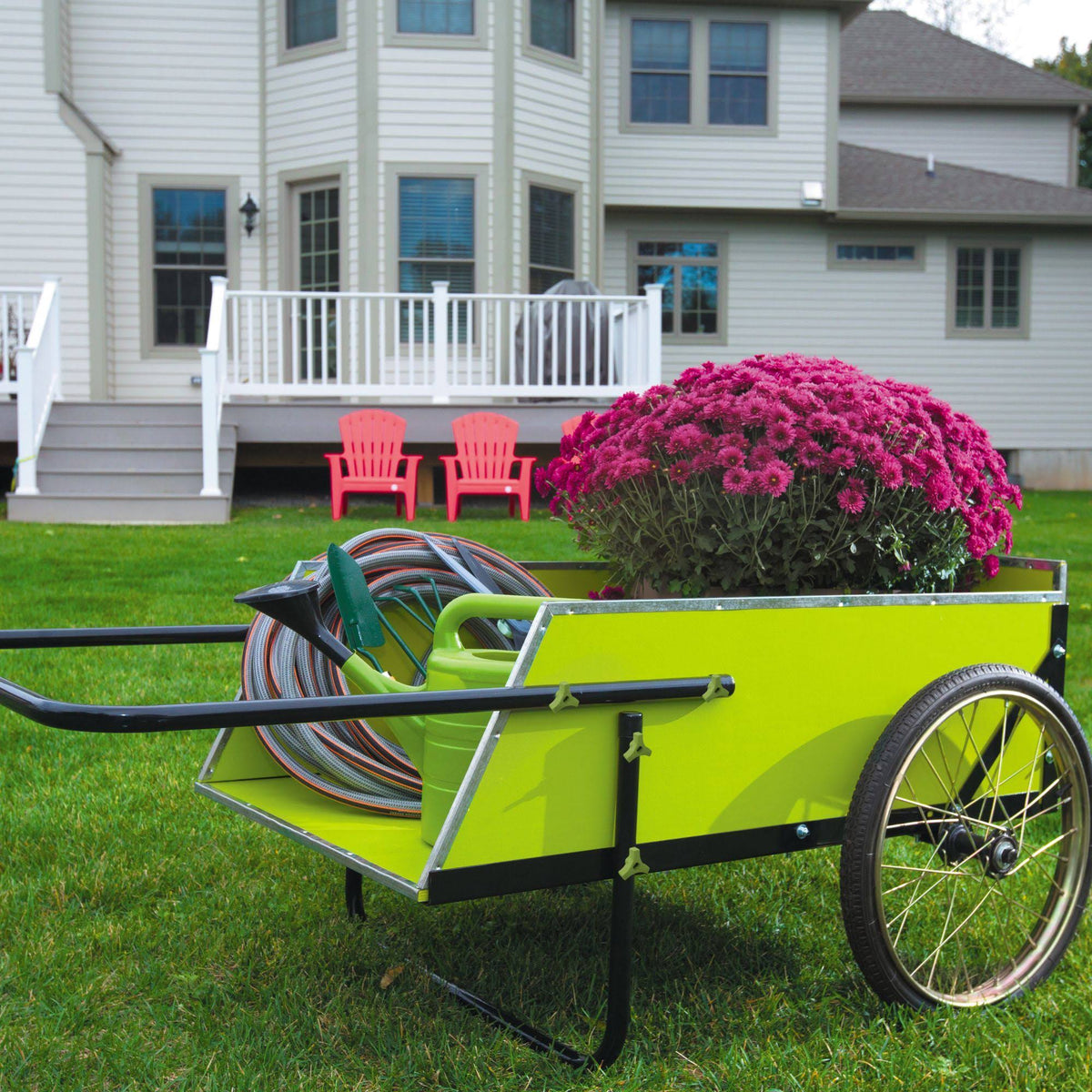 7 Cubic Foot Heavy Duty Garden & Utility Cart X389645