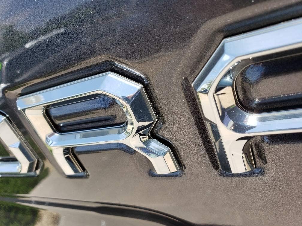 Matte Black Tailgate Insert Letters Pack of 2 W857
