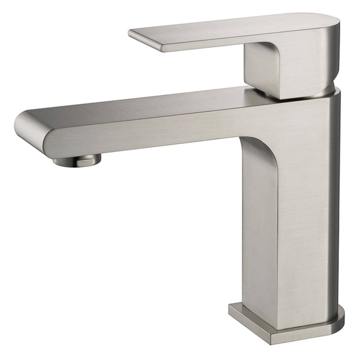 Brushed Nickel Single Hole Mount Bathroom Vanity Faucet T8914