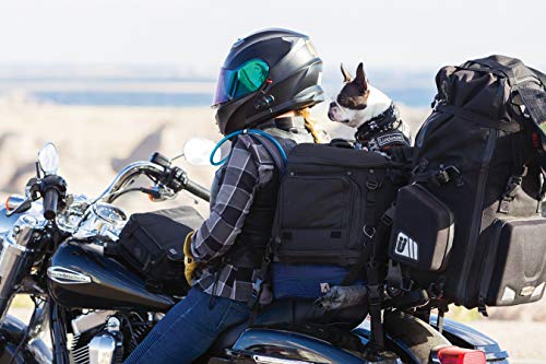 Black Large Motorcycle Pet Carrier Crate L957