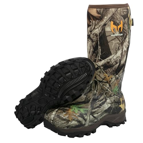 Waterproof Insulated 6mm Neoprene Rubber Hunting Boots (Camo) R47206