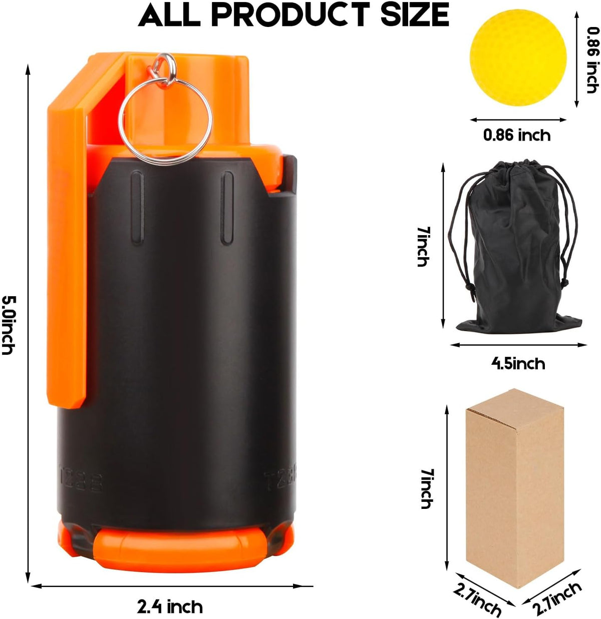 Plastic Toy Grenade Q81581