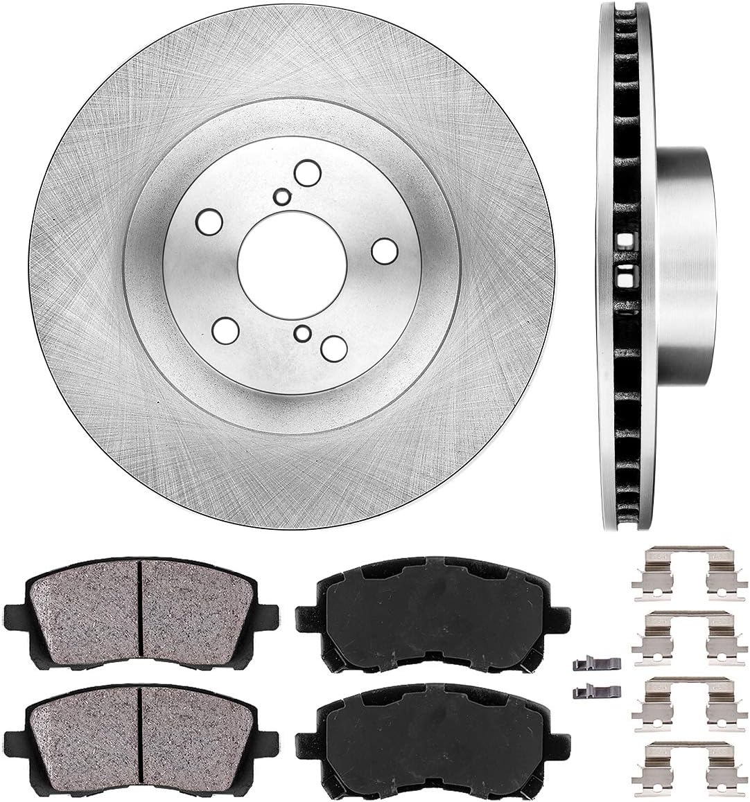 294mm 5 Lug Brake Rotors + Ceramic Pads + Hardware N2012