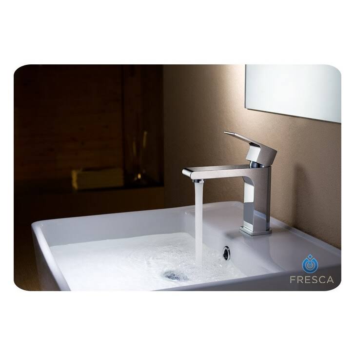 Brushed Nickel Single Hole Mount Bathroom Vanity Faucet T8914