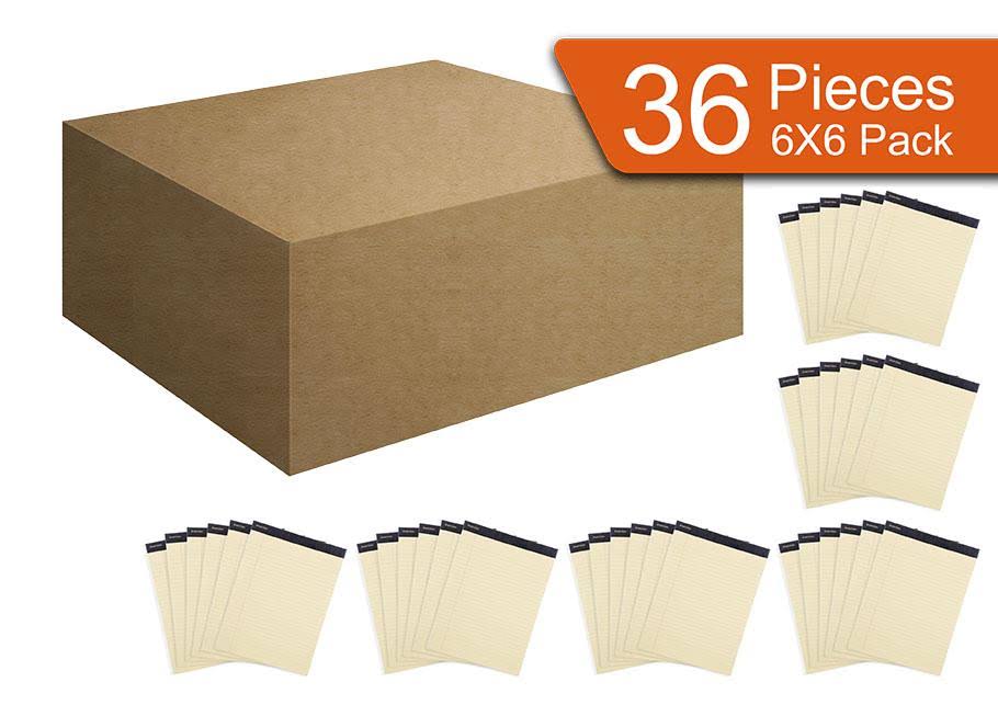 Letter Wide Ruled Legal Pads 36 Pack E388116