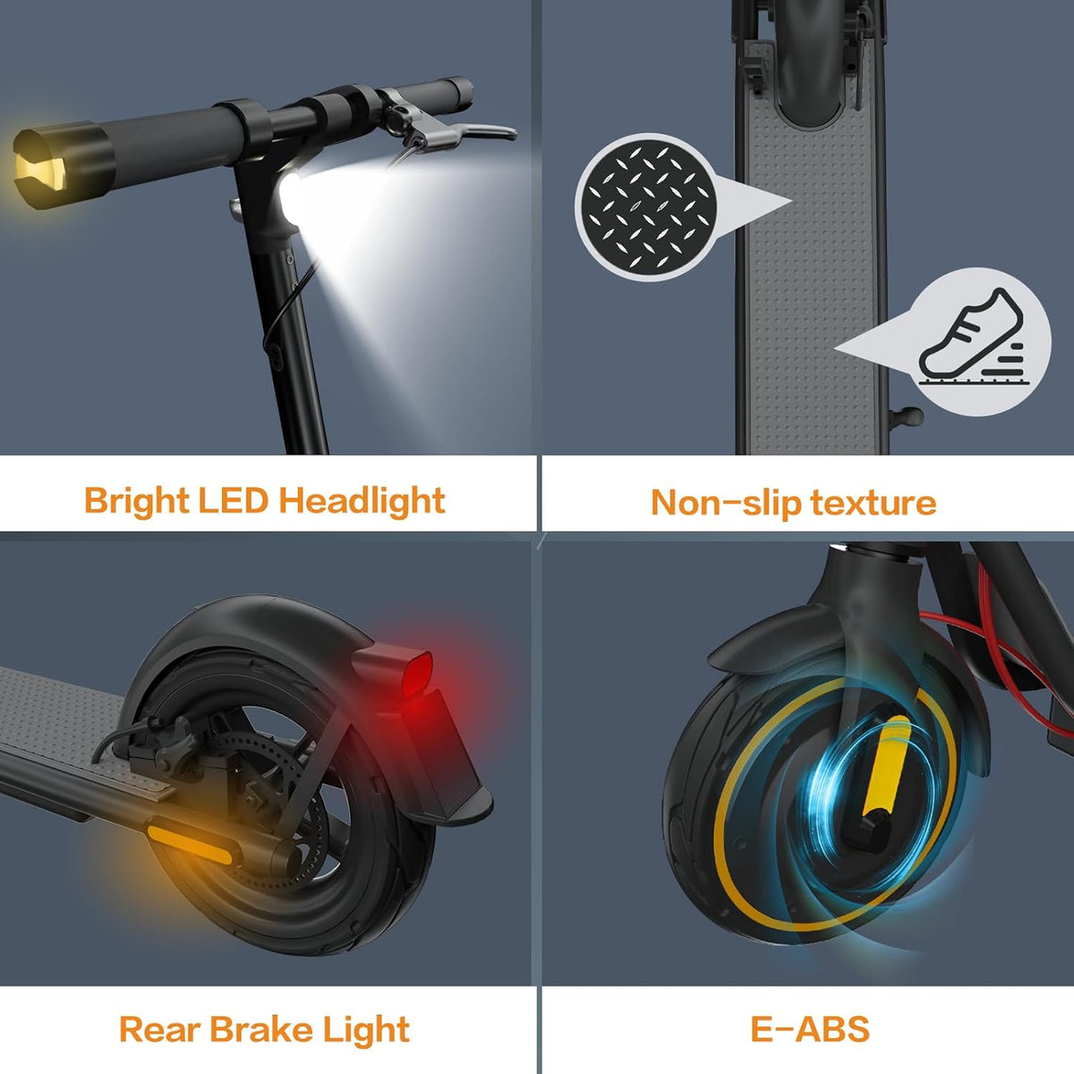 500W Motor Electric Scooter with 10" Solid Tires M127828