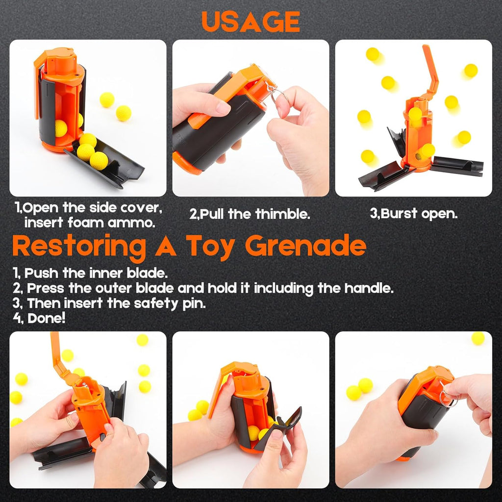 Plastic Toy Grenade Q81581