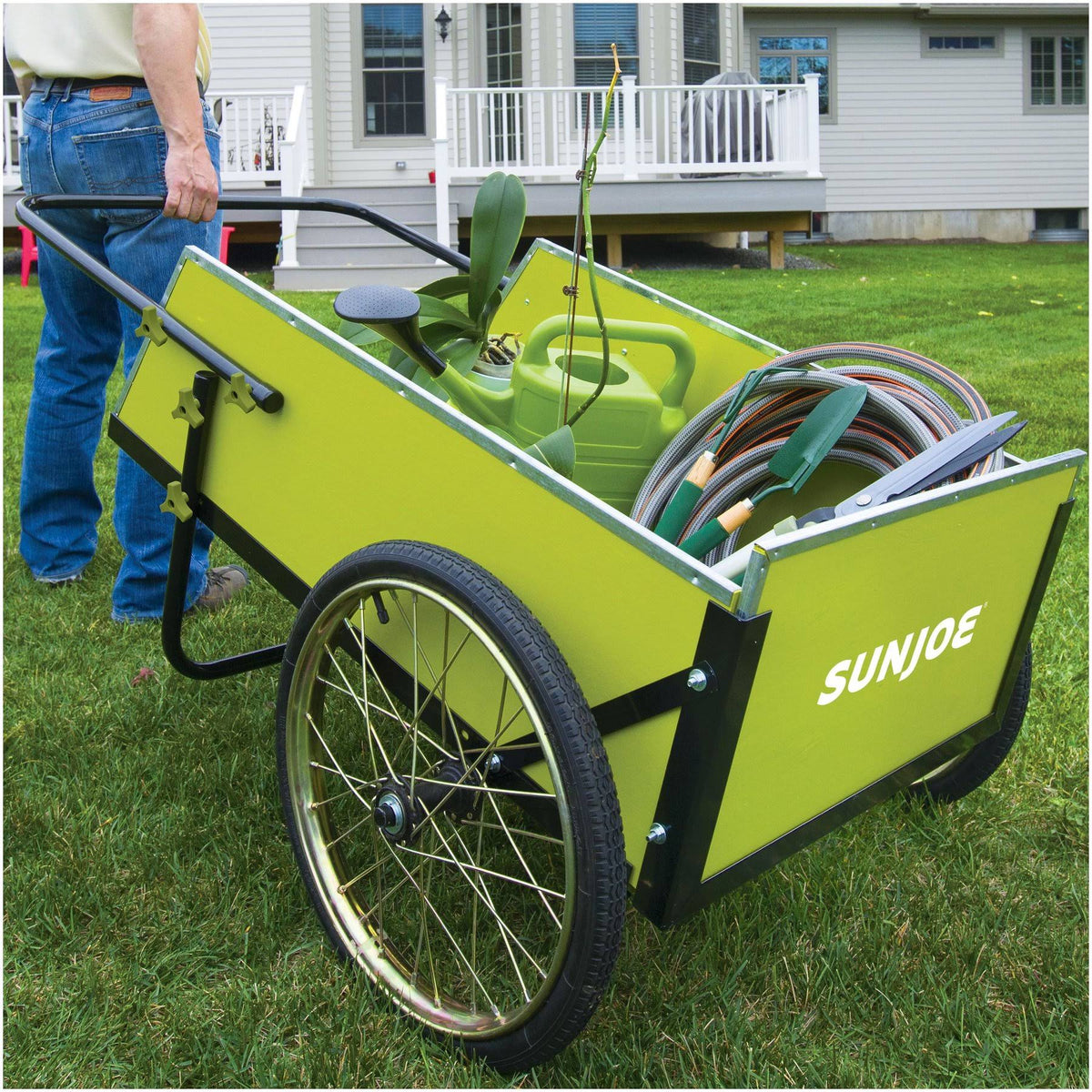 7 Cubic Foot Heavy Duty Garden & Utility Cart X389645