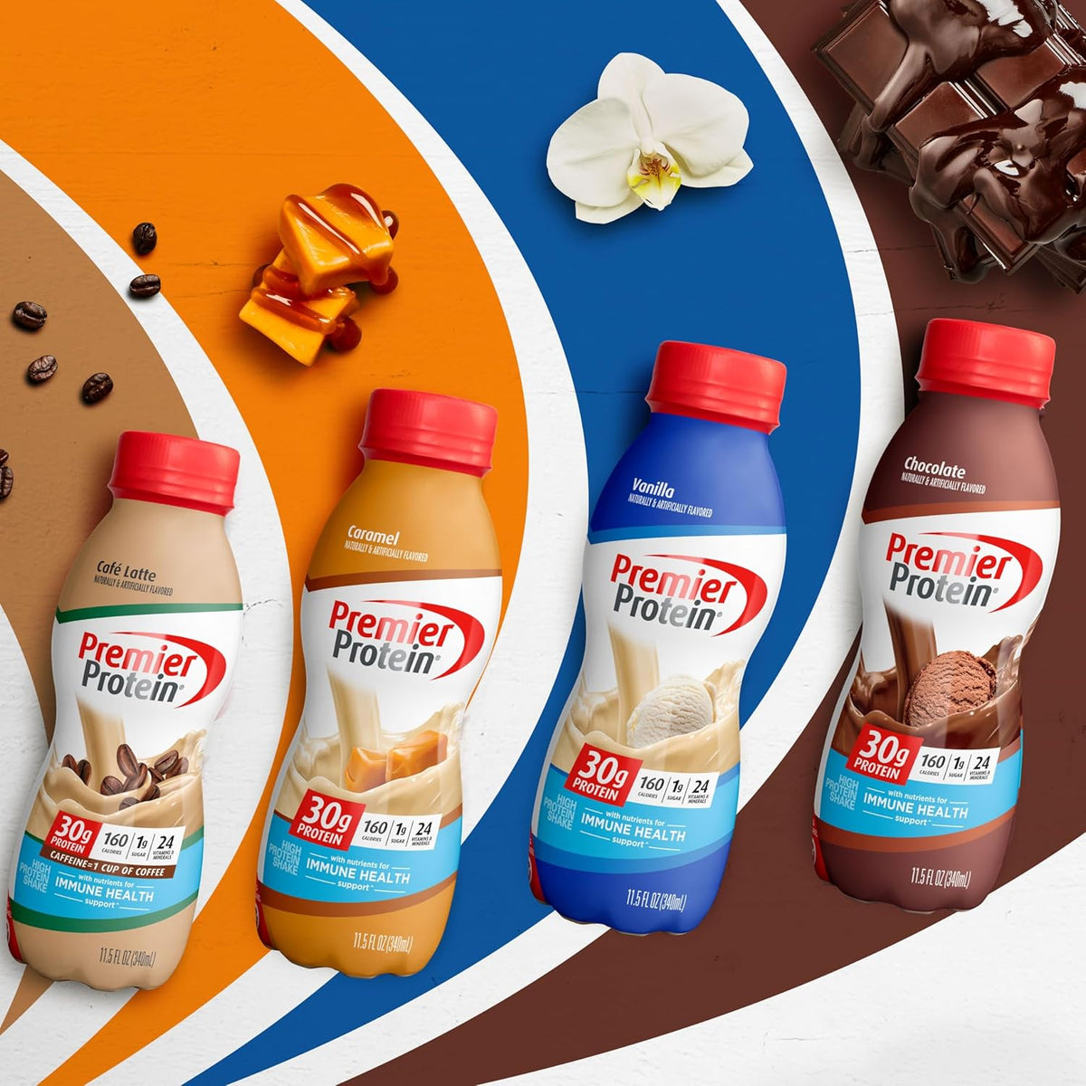 Caramel Protein Shake, 30g Protein, 1g Sugar, 11.5 fl oz K204474