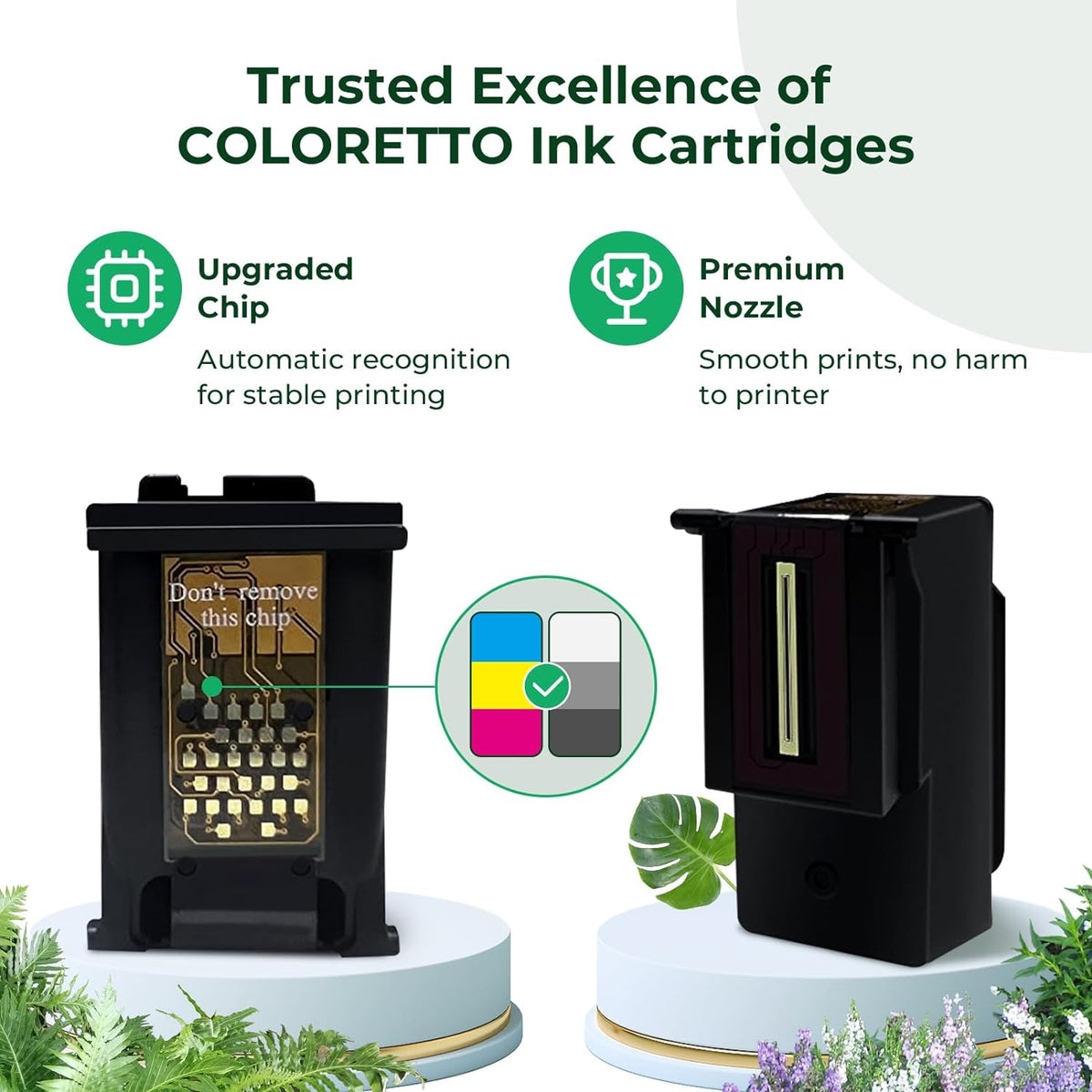 61XL Ink Cartridges Combo Pack (1 Black, 1 Color) J8117