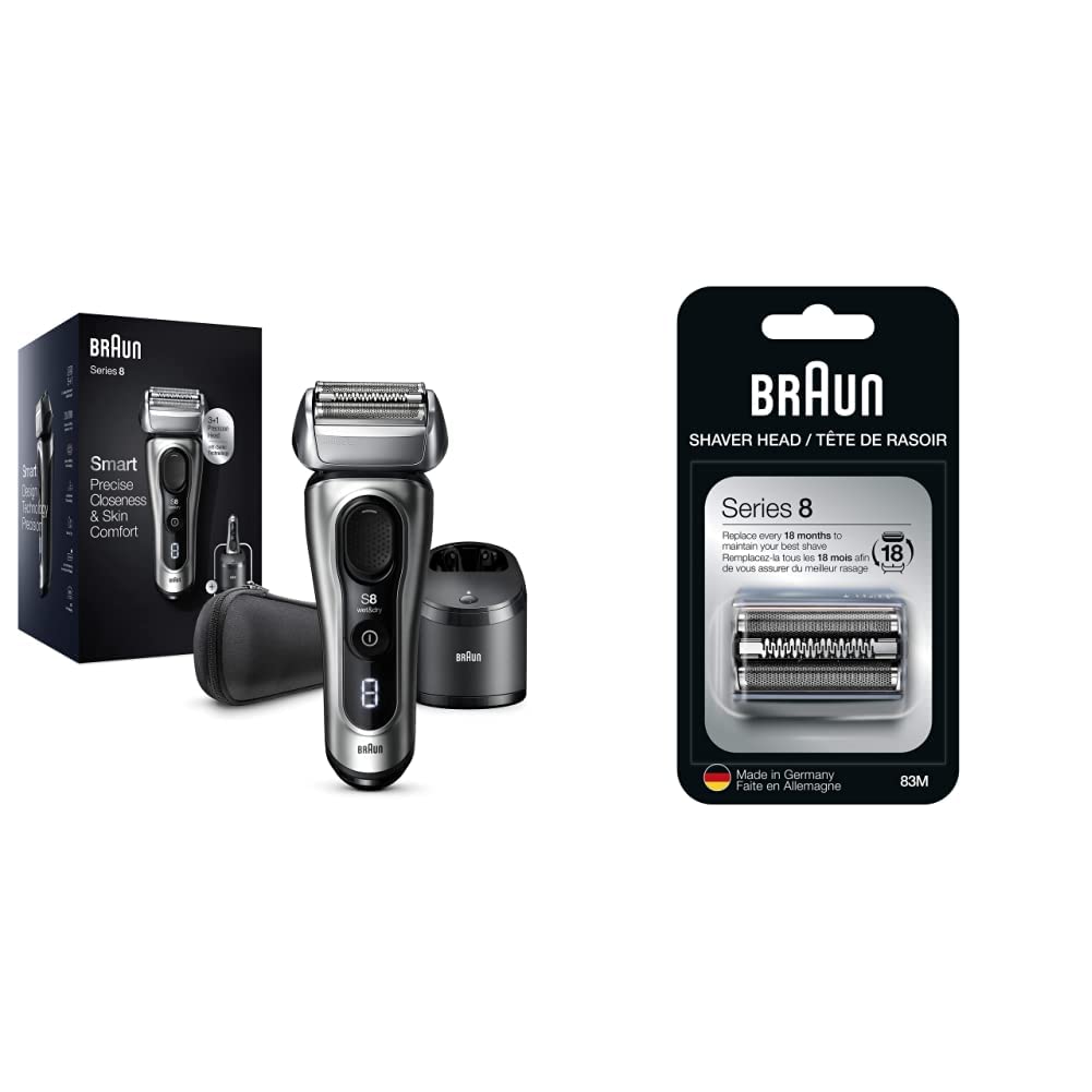 Series 7 Electric Shaver with Precision Trimmer, Foil Shaver, Clean & Charge Station and Travel Case D5366