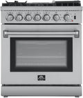 30 In. Stainless Steel Dual Fuel Range with 5 Burners P80285
