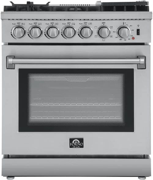 30 In. Stainless Steel Dual Fuel Range with 5 Burners P80285
