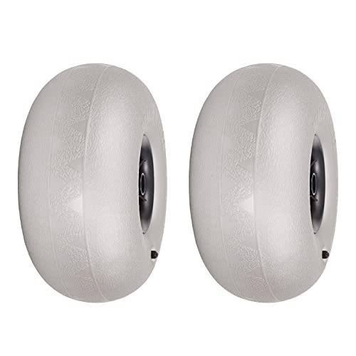 10" Beach Cart Replacement Balloon Tires, 2 Pcs Wheels with Axle Hole N438