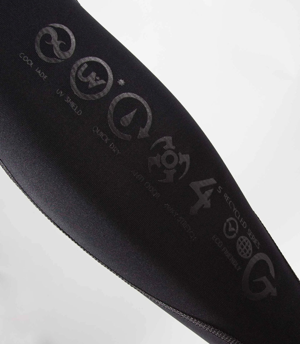 Black/Silver Compression Spats P1248