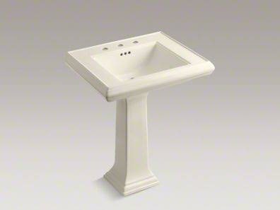 27x22 Pedestal Bathroom Sink E6215