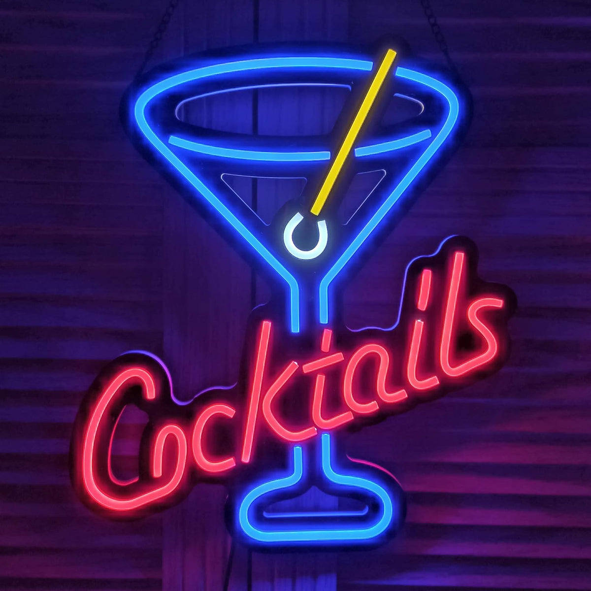 Ultrathin LED Neon Sign Art Wall Lights (Cocktails Cup) K34294
