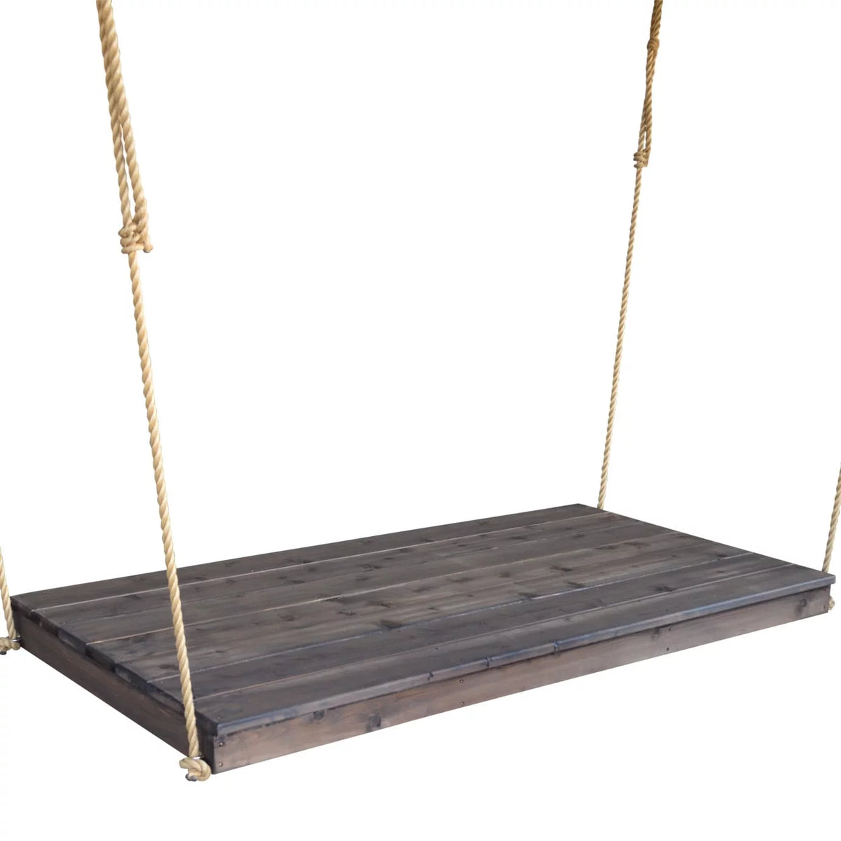 Pine Twin Size Bed Swing Cedar Stain X58142