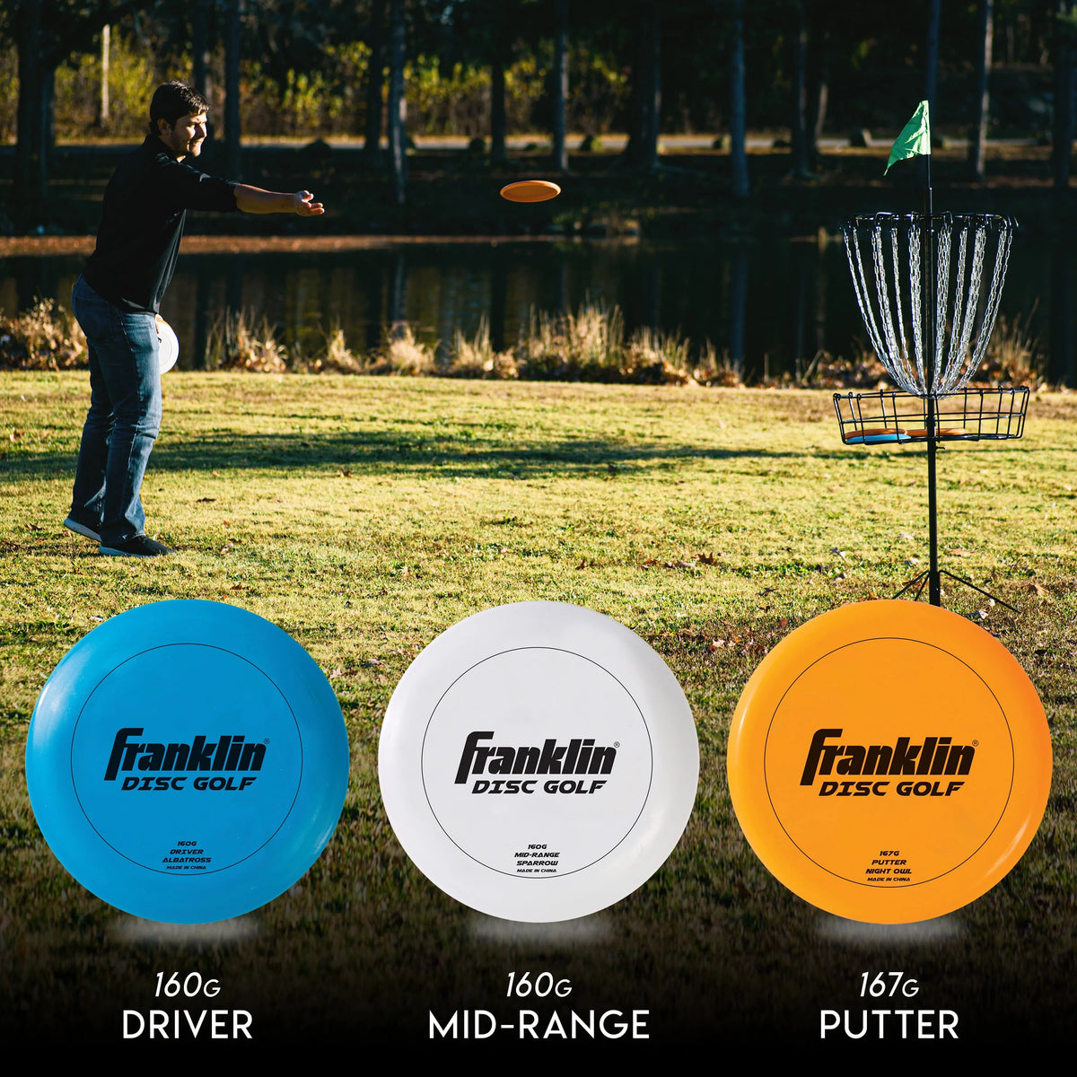 3-Disc Frisbee Golf Set D2151