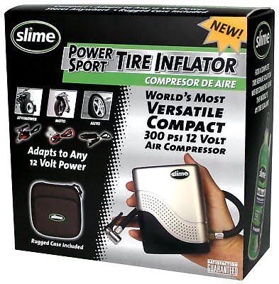 12-V Compact Tire Inflator Air Compressor Pump Q8354
