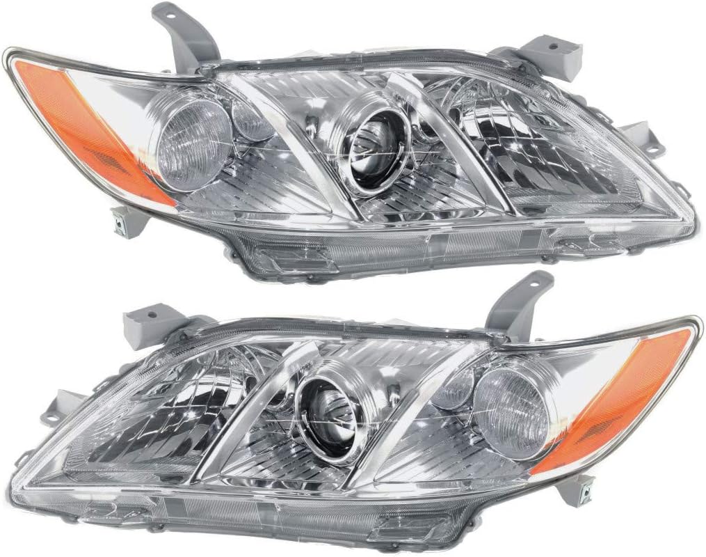 Pair Headlights Assembly Unit for Toyota Camry F50875