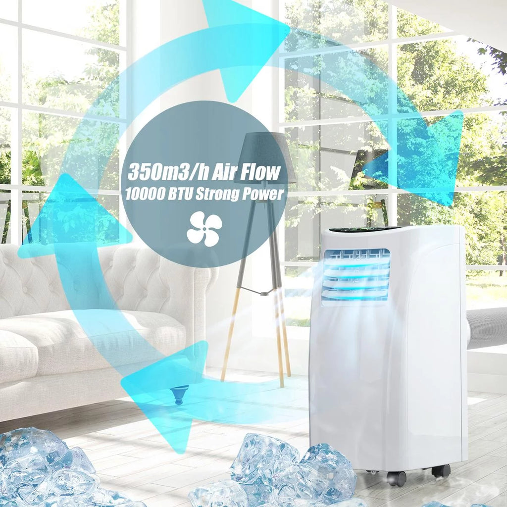 8000 BTU Portable Air Conditioner with Dehumidifier H18402