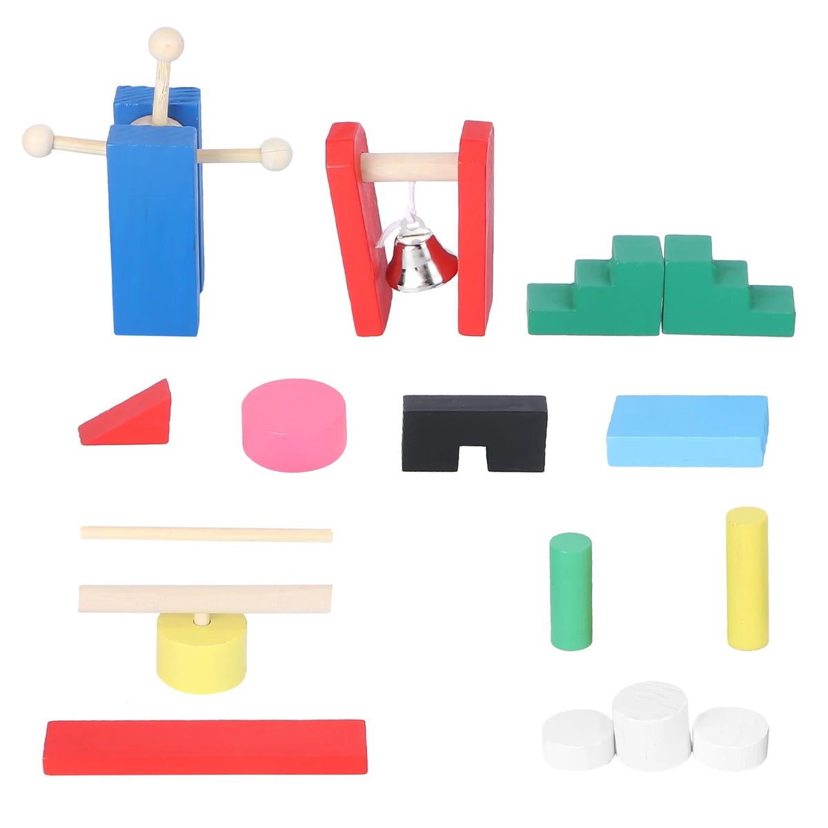 Wooden Domino Blocks Building Toy X530