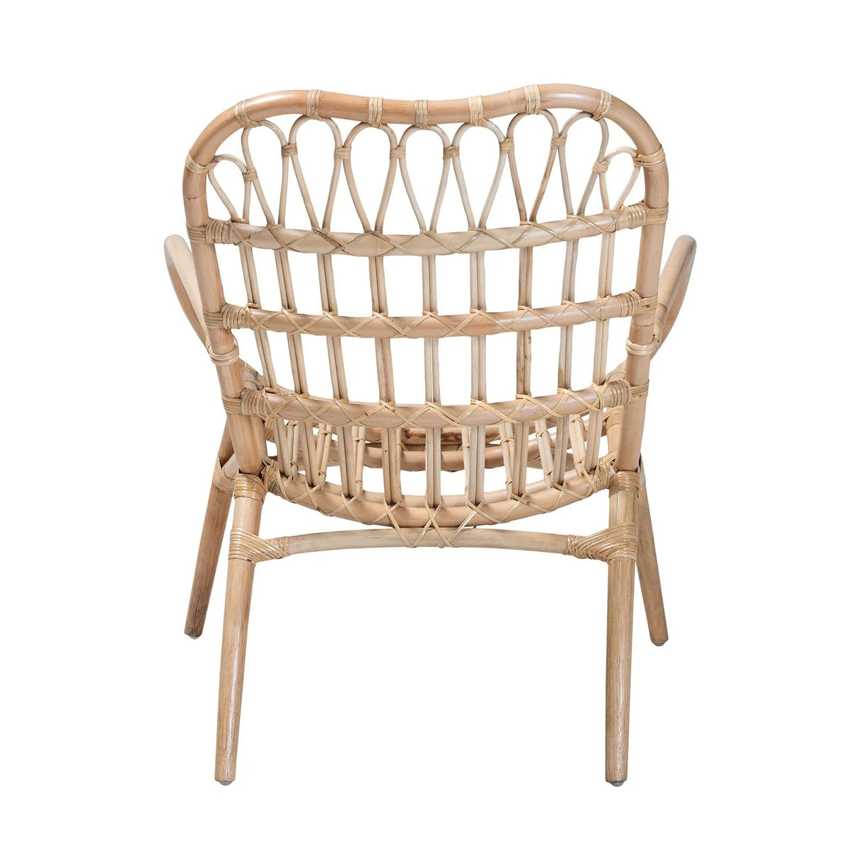 Natural Brown Rattan Arm Chair V61214