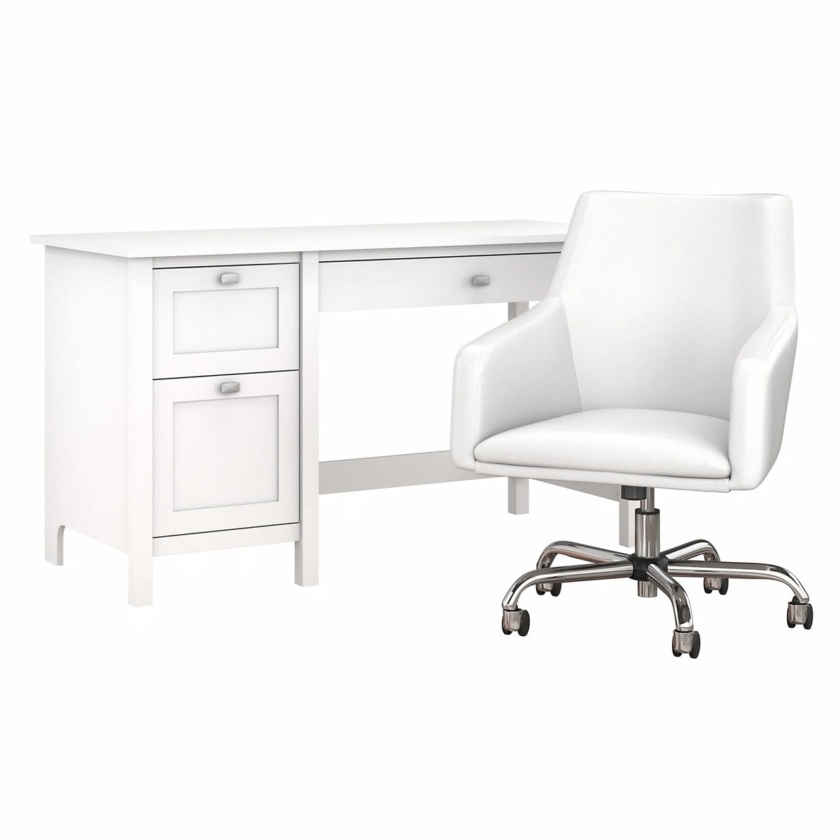 54W Computer Desk and Office Chair 2 Pc. Set U3982