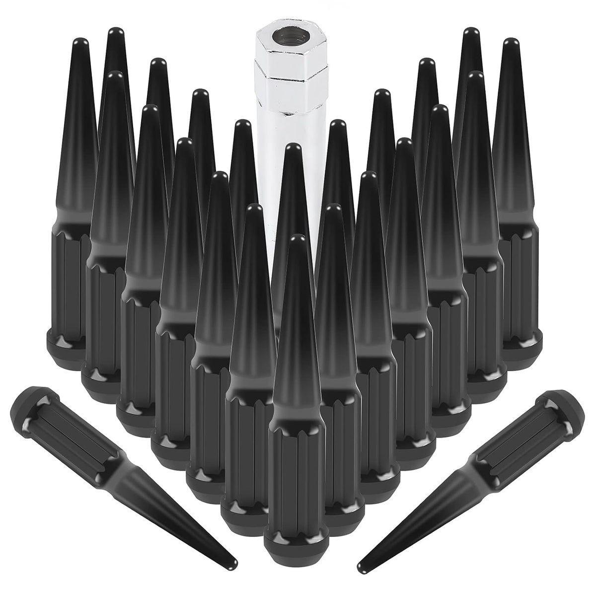 Chrome 24PCS Spike Lug Nuts B89049