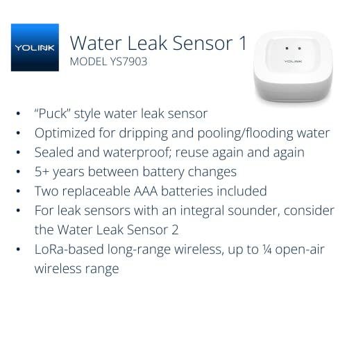Smart Home Starter Kit: Hub & Water Leak Sensor 4-Pack L1247