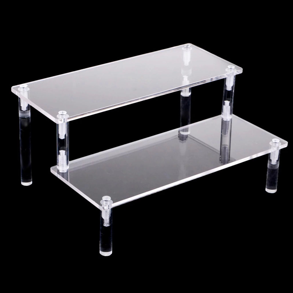Acrylic Clear Two Layer Display Stand Z626