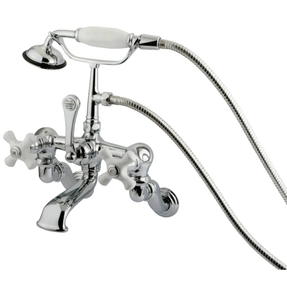 Vintage Wall Mount Clawfoot Tub Filler with Hand Shower K815160