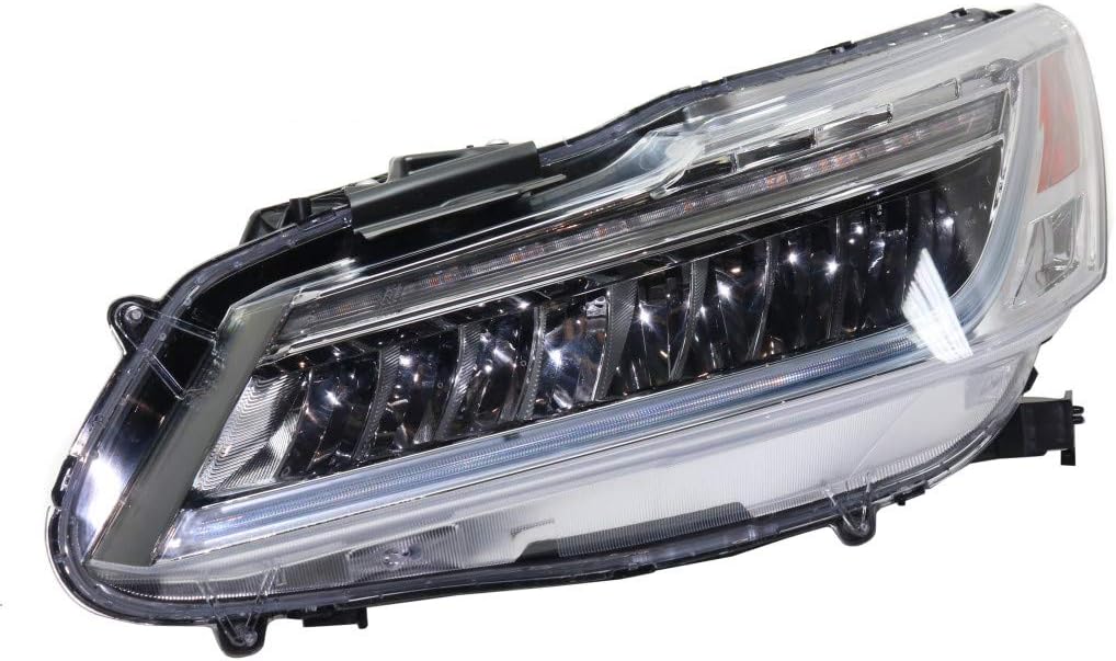 Headlight Assembly for Honda Accord 2017 Passenger Side LED L558