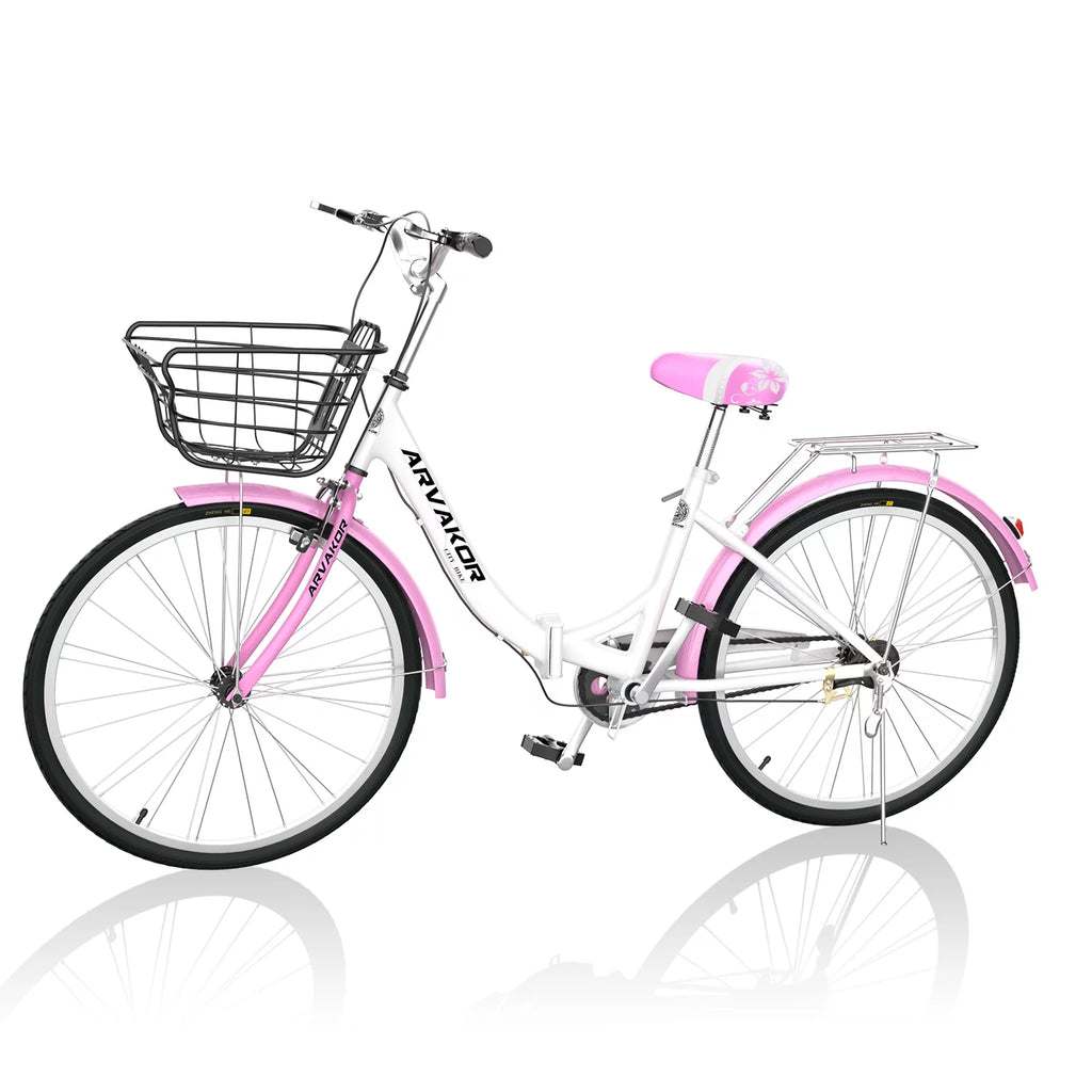 26 Inch Beige Cruiser Bike U87832