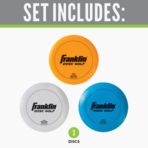 3-Disc Frisbee Golf Set D2151