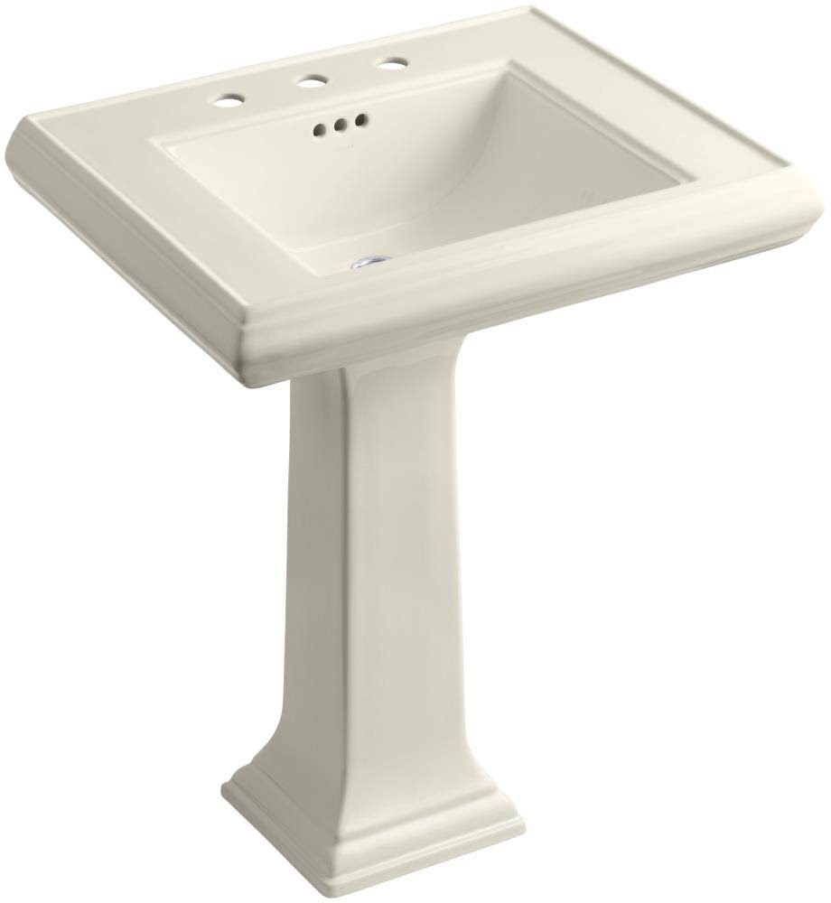 27x22 Pedestal Bathroom Sink E6215