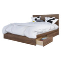 Queen Size Bedroom Set Walnut R276100