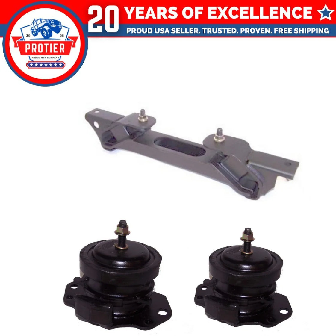 Engine Motor & Trans Mount 3PCS Set L7298